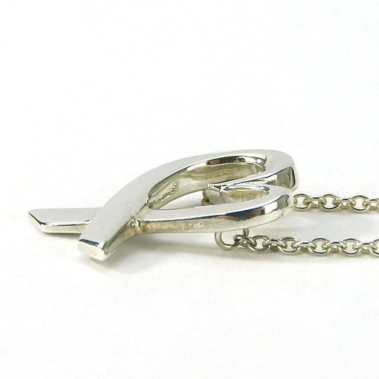 TIFFANY&Co. Necklace Silver925 Silver Loving heart Women Used Authentic