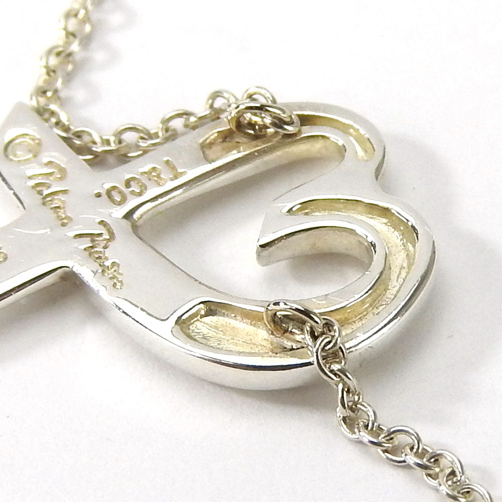 TIFFANY&Co. Necklace Silver925 Silver Loving heart Women Used Authentic