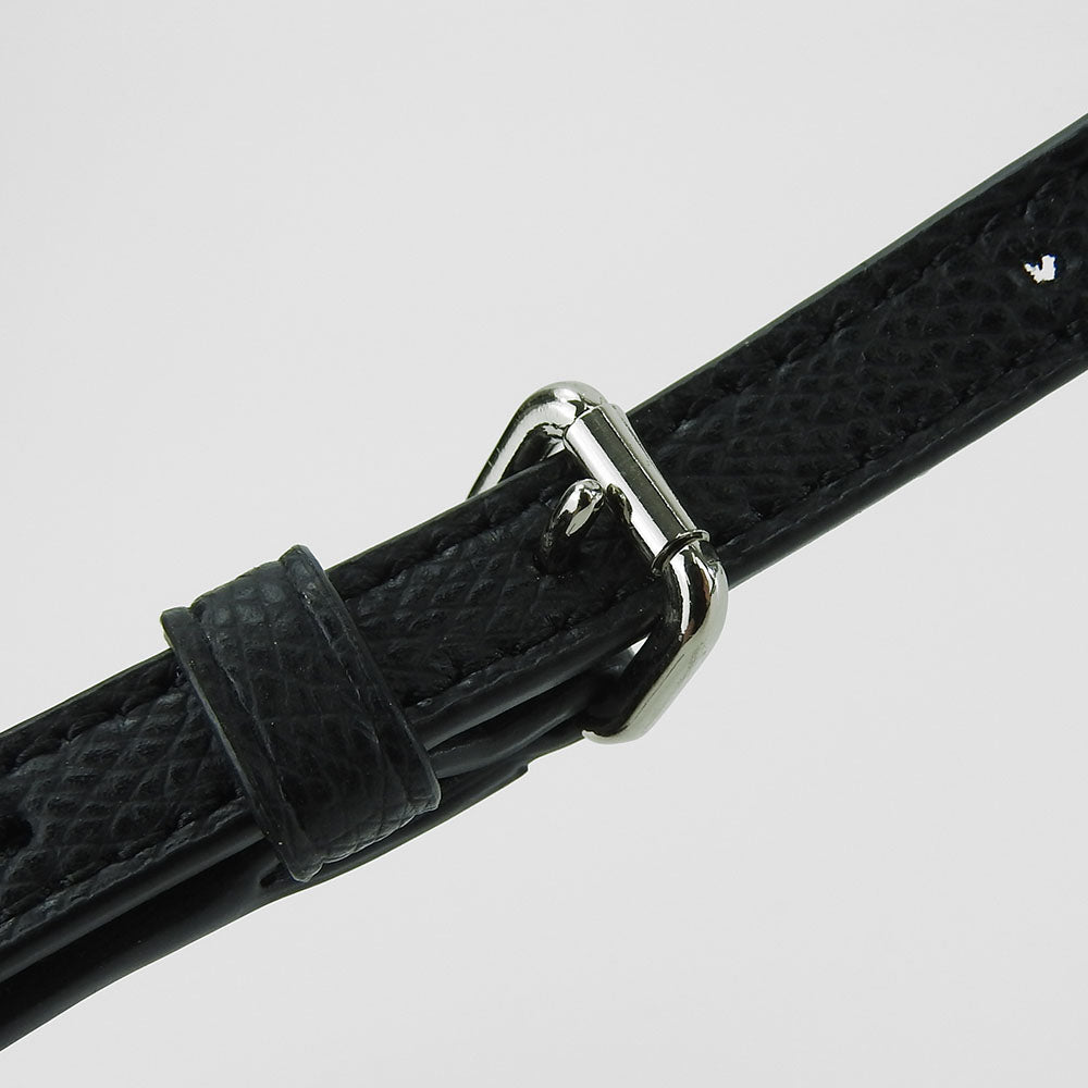 COACH Handbag F38160 PVC coated canvas, embossed leather black Women Used Authentic