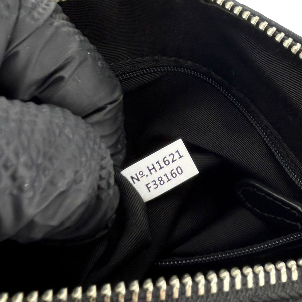 COACH Handbag F38160 PVC coated canvas, embossed leather black Women Used Authentic