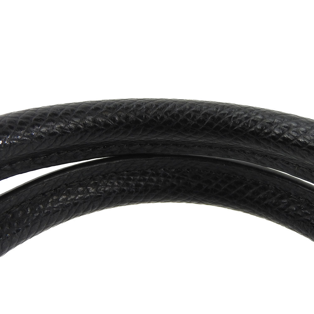 COACH Handbag F38160 PVC coated canvas, embossed leather black Women Used Authentic