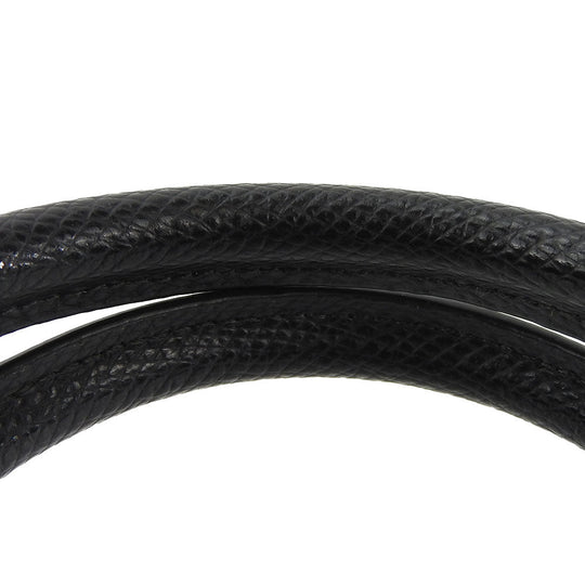 COACH Handbag F38160 PVC coated canvas, embossed leather black Women Used Authentic