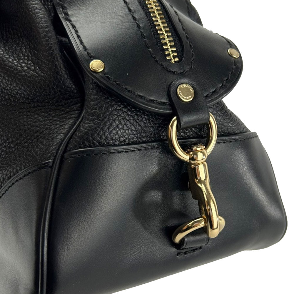 COACH Handbag 69621 leather black Women Used Authentic