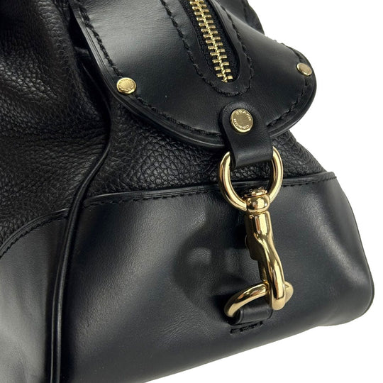 COACH Handbag 69621 leather black Women Used Authentic