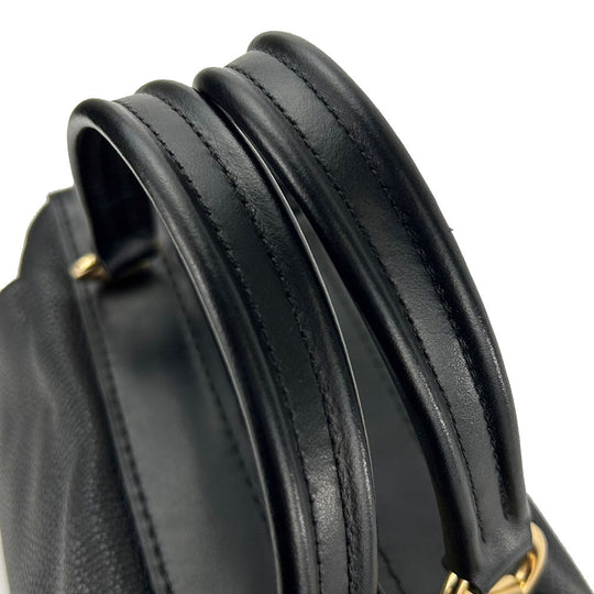 COACH Handbag 69621 leather black Women Used Authentic