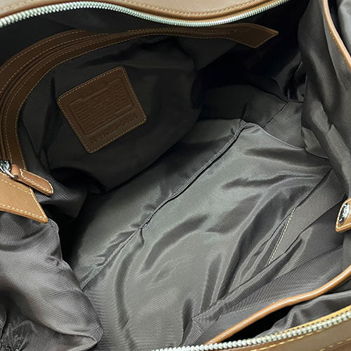 COACH Boston Duffel bag 5404 leather Brown unisex(Unisex) Used Authentic