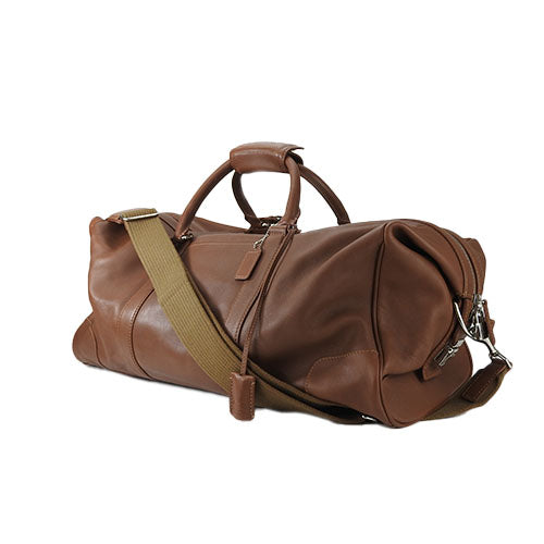 COACH Boston Duffel bag 5404 leather Brown unisex(Unisex) Used Authentic