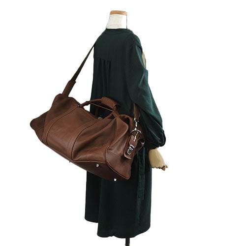 COACH Boston Duffel bag 5404 leather Brown unisex(Unisex) Used Authentic