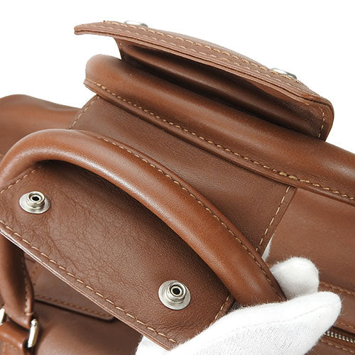 COACH Boston Duffel bag 5404 leather Brown unisex(Unisex) Used Authentic