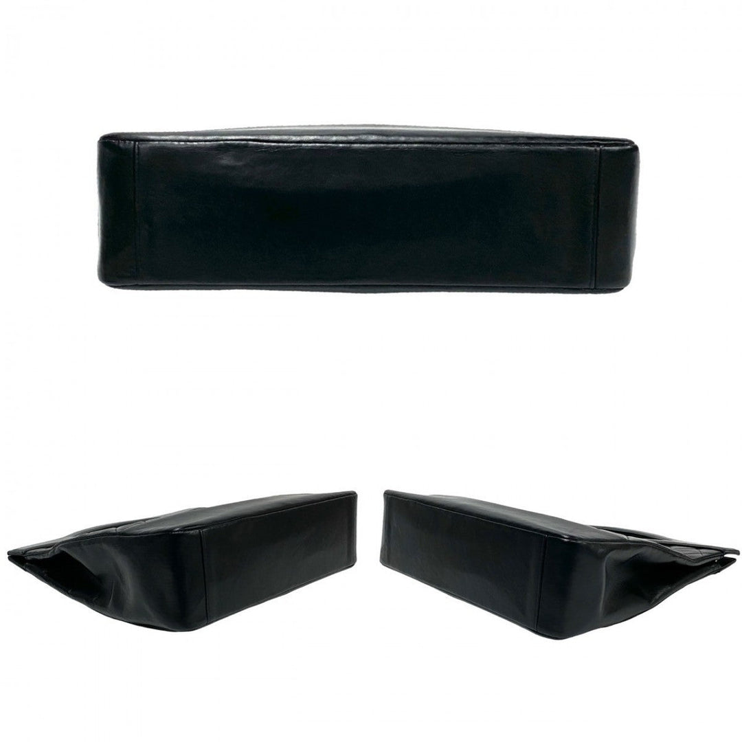 CHANEL Shoulder Bag leather black