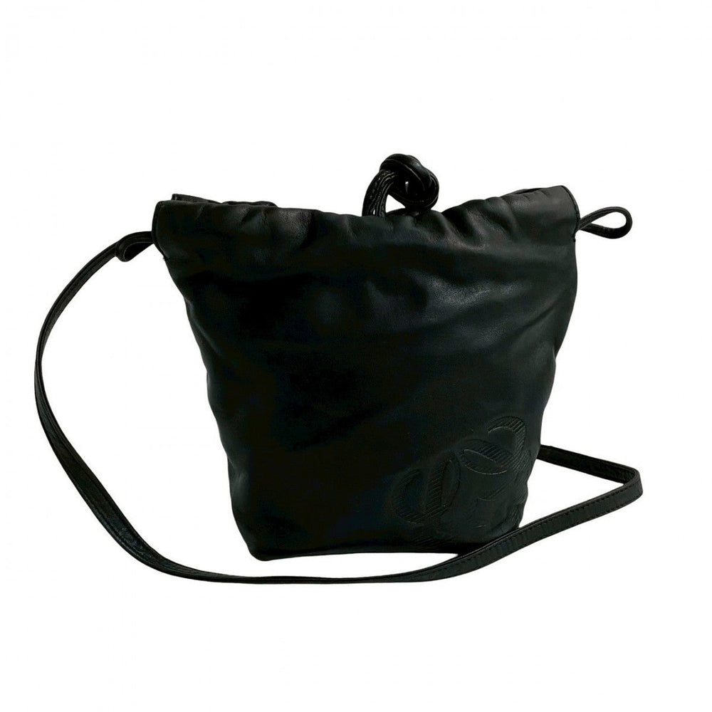 LOEWE Shoulder Bag leather black