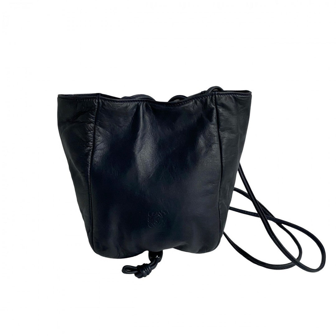 LOEWE Shoulder Bag leather Navy