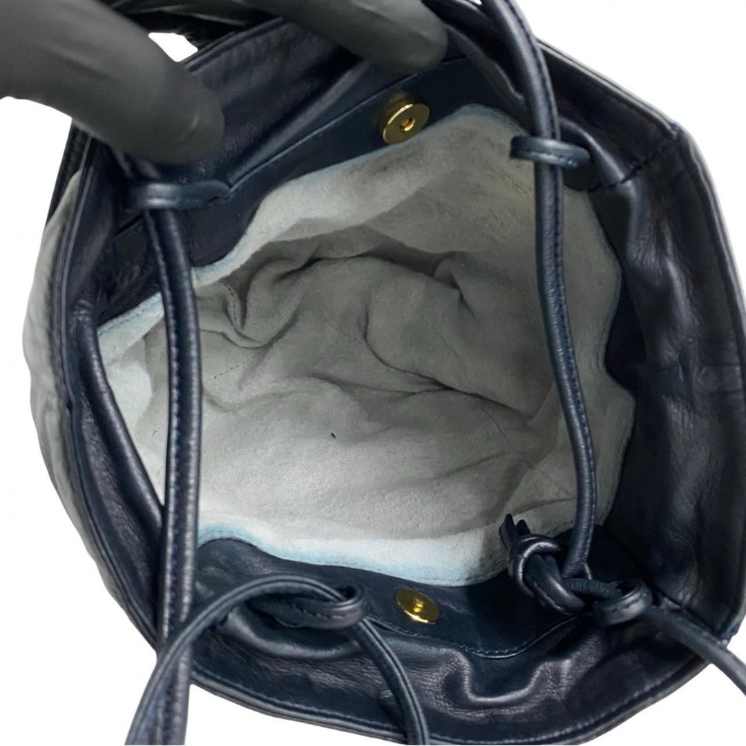 LOEWE Shoulder Bag leather Navy