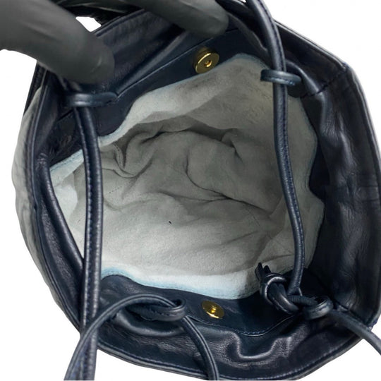 LOEWE Shoulder Bag leather Navy