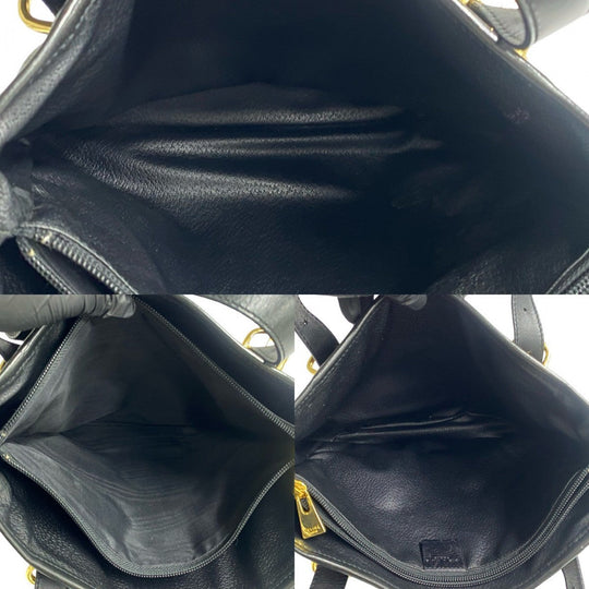 CELINE Tote Bag leather black