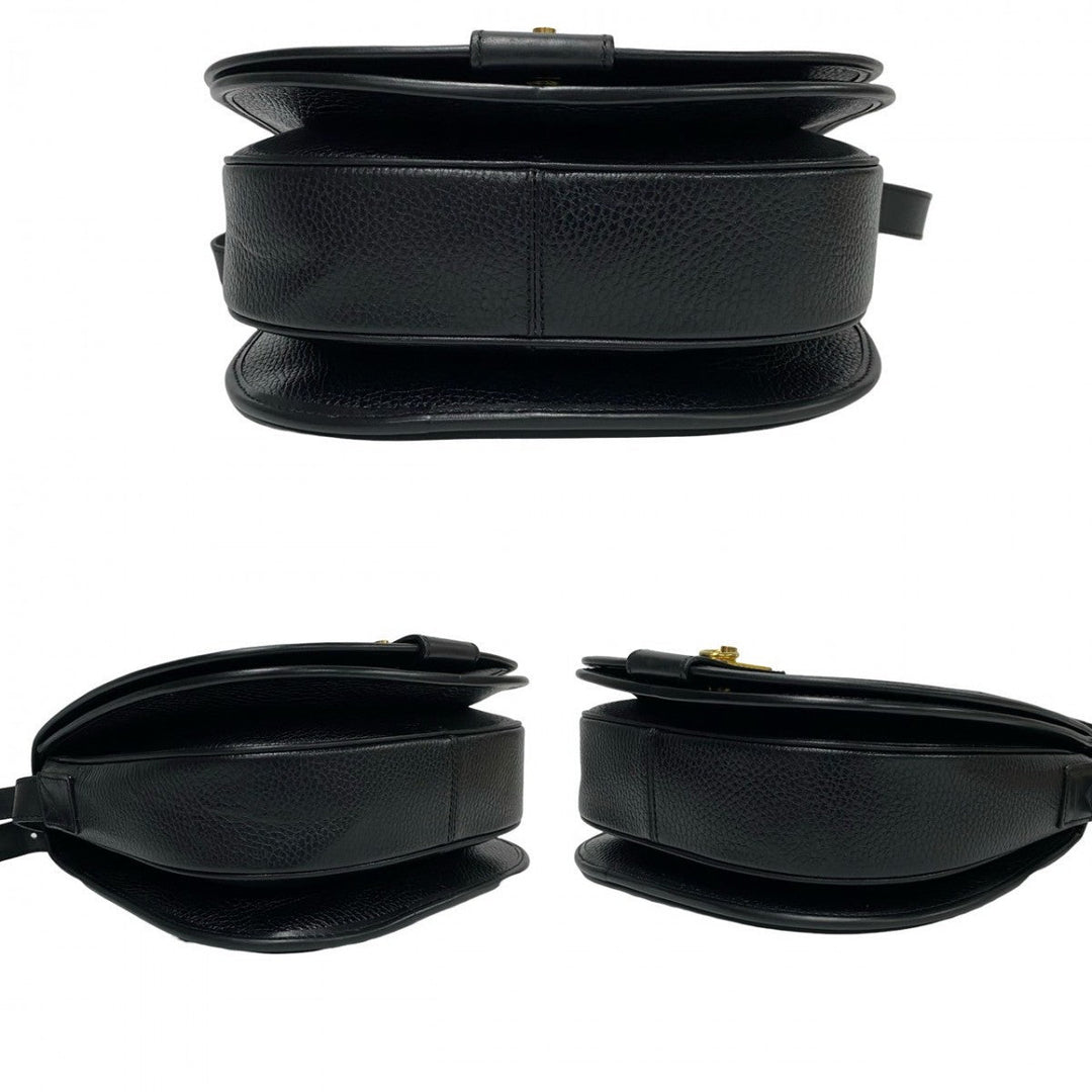 CELINE Shoulder Bag leather black