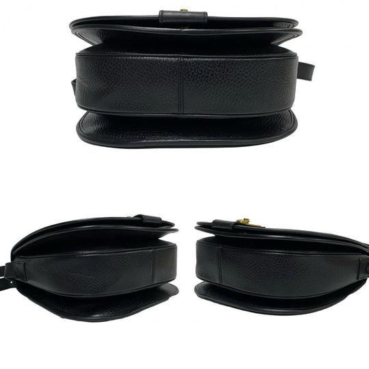 CELINE Shoulder Bag leather black