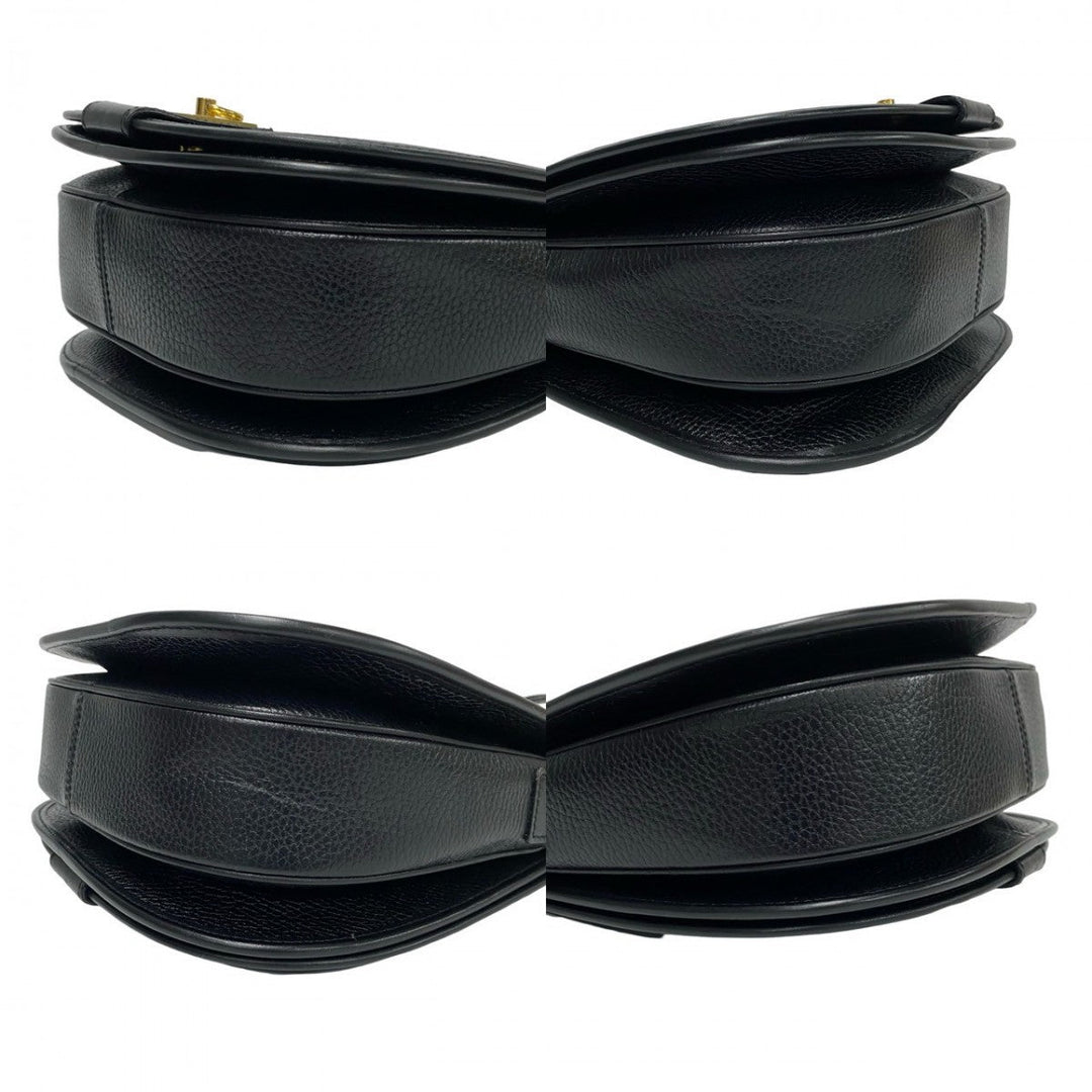 CELINE Shoulder Bag leather black