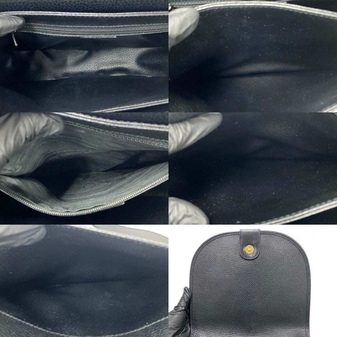 CELINE Shoulder Bag leather black