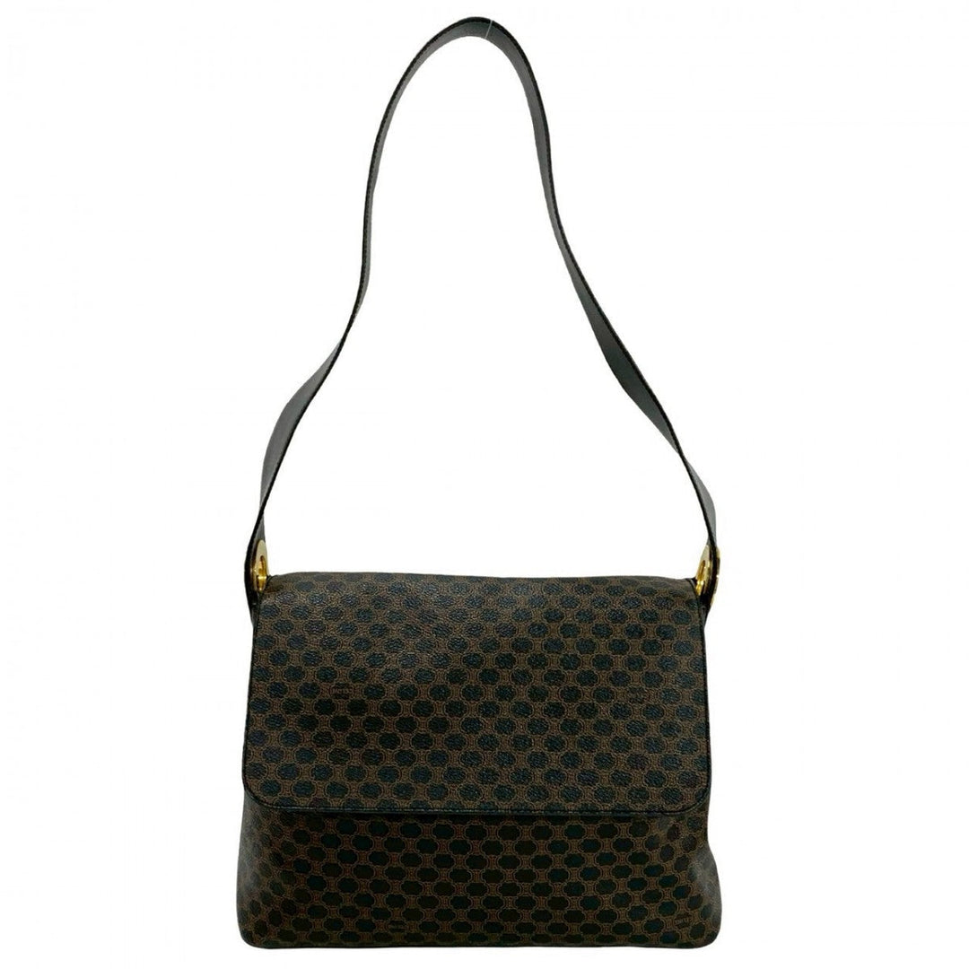 CELINE Shoulder Bag leather black