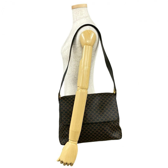 CELINE Shoulder Bag leather black