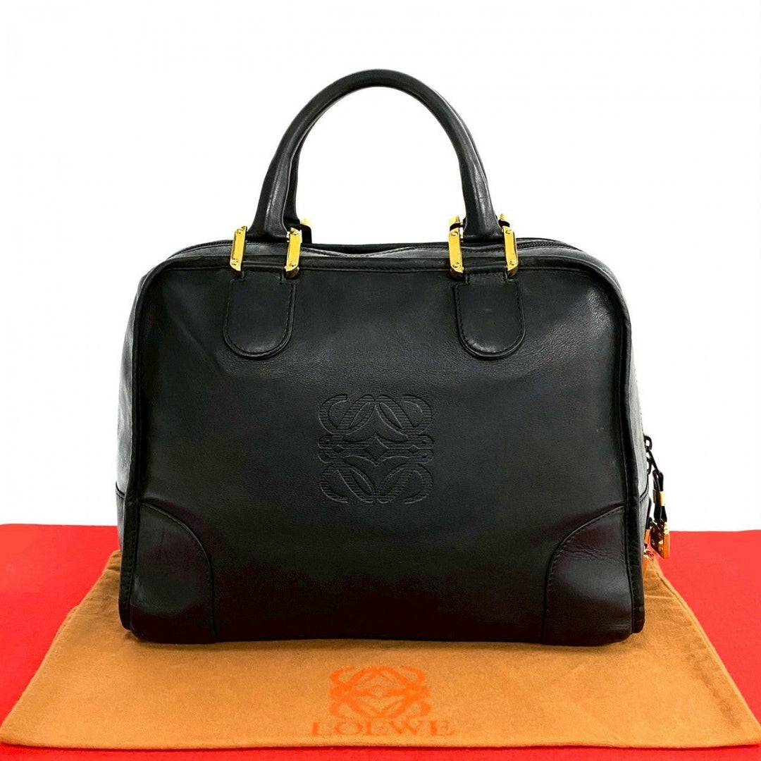LOEWE Handbag leather black
