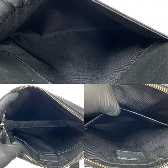 LOUIS VUITTON Shoulder Bag N23355 leather black Messenger bag Pochette District