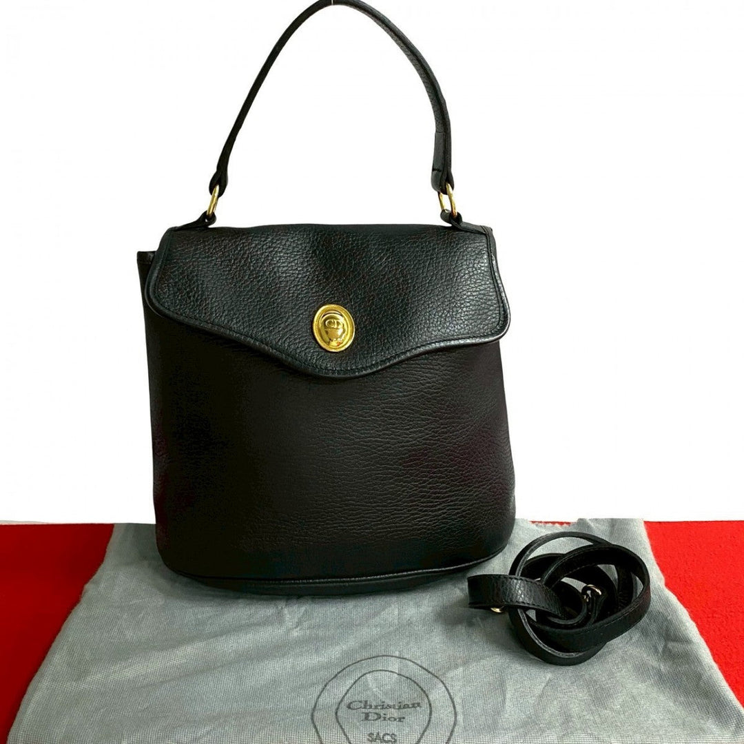 Dior Shoulder Bag leather black