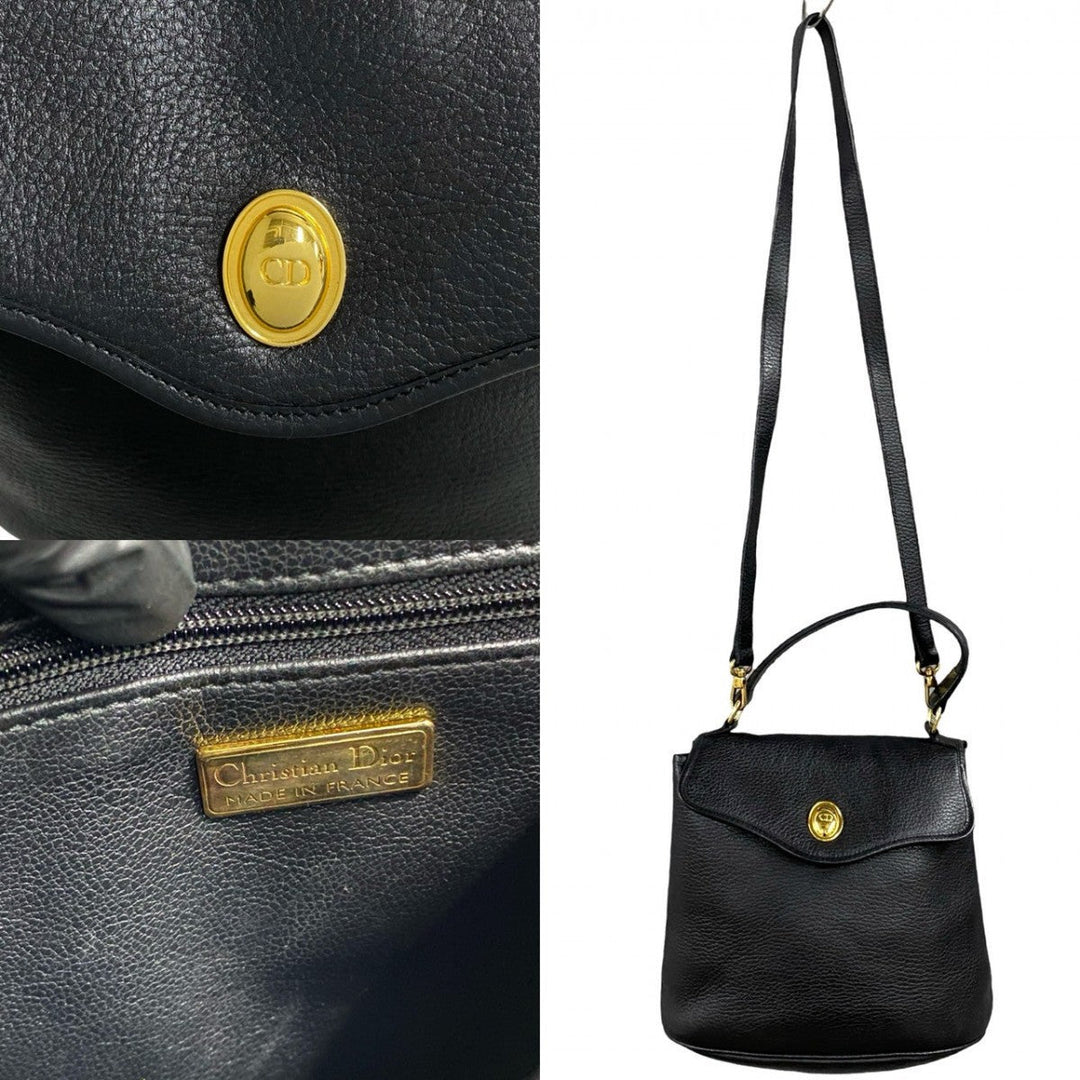 Dior Shoulder Bag leather black
