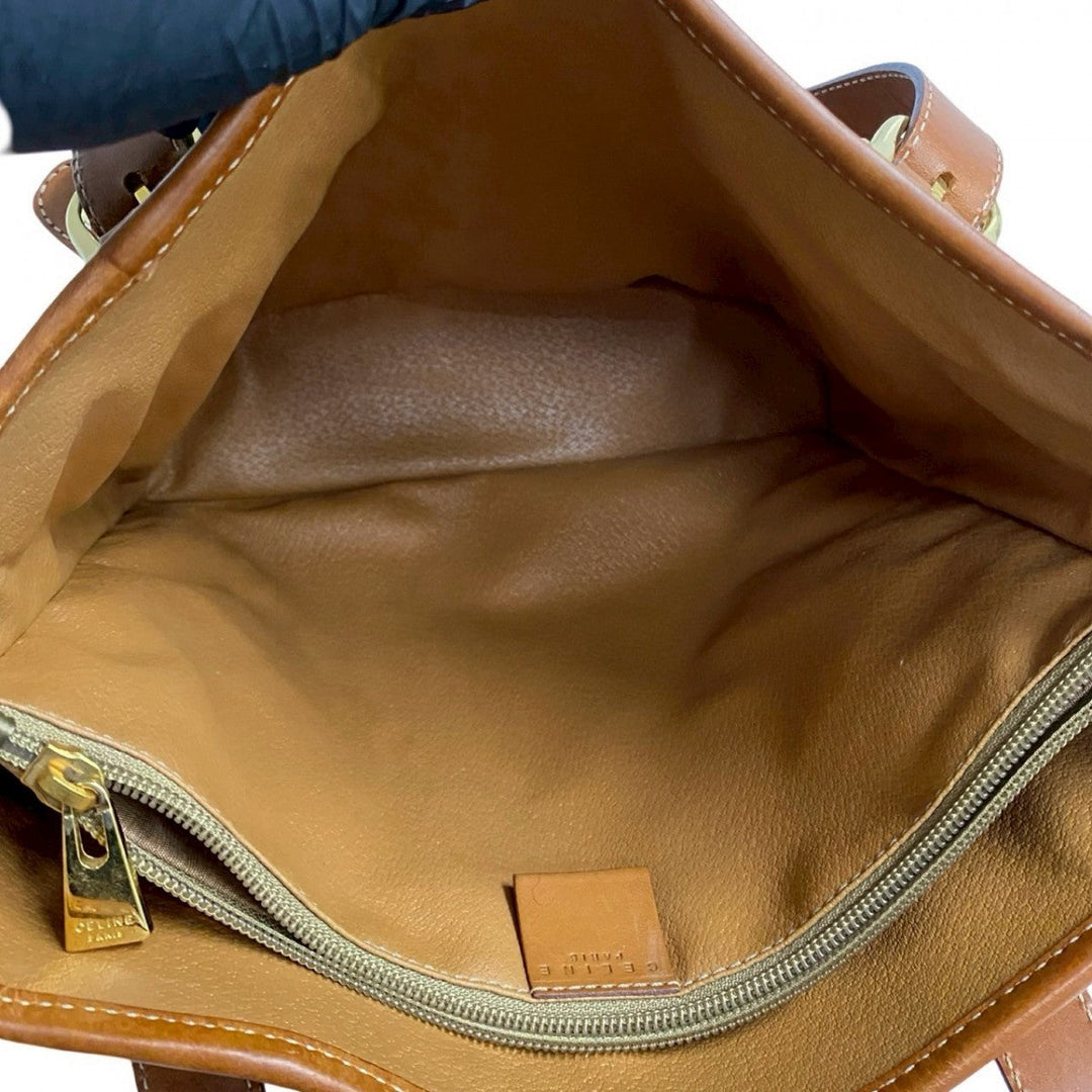 CELINE Tote Bag leather Brown
