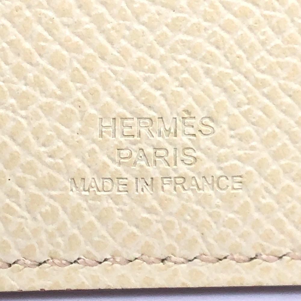 HERMES passport case Epsom yellow Talmac PM Women Used Authentic