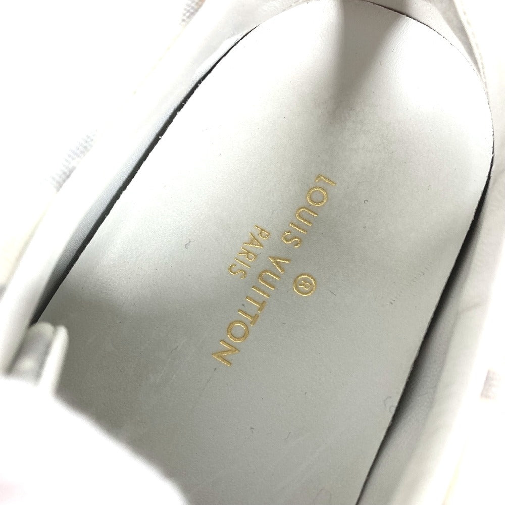 LOUIS VUITTON sneakers PVC white Front Row Line Monogram Lace Shoes Shoes Women 36 Used Authentic