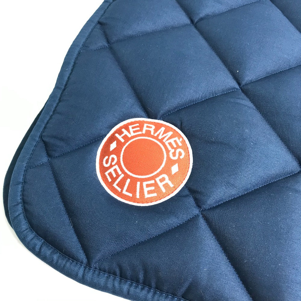 HERMES Other miscellaneous goods polyester Navy for horses tack Swing bib for track use