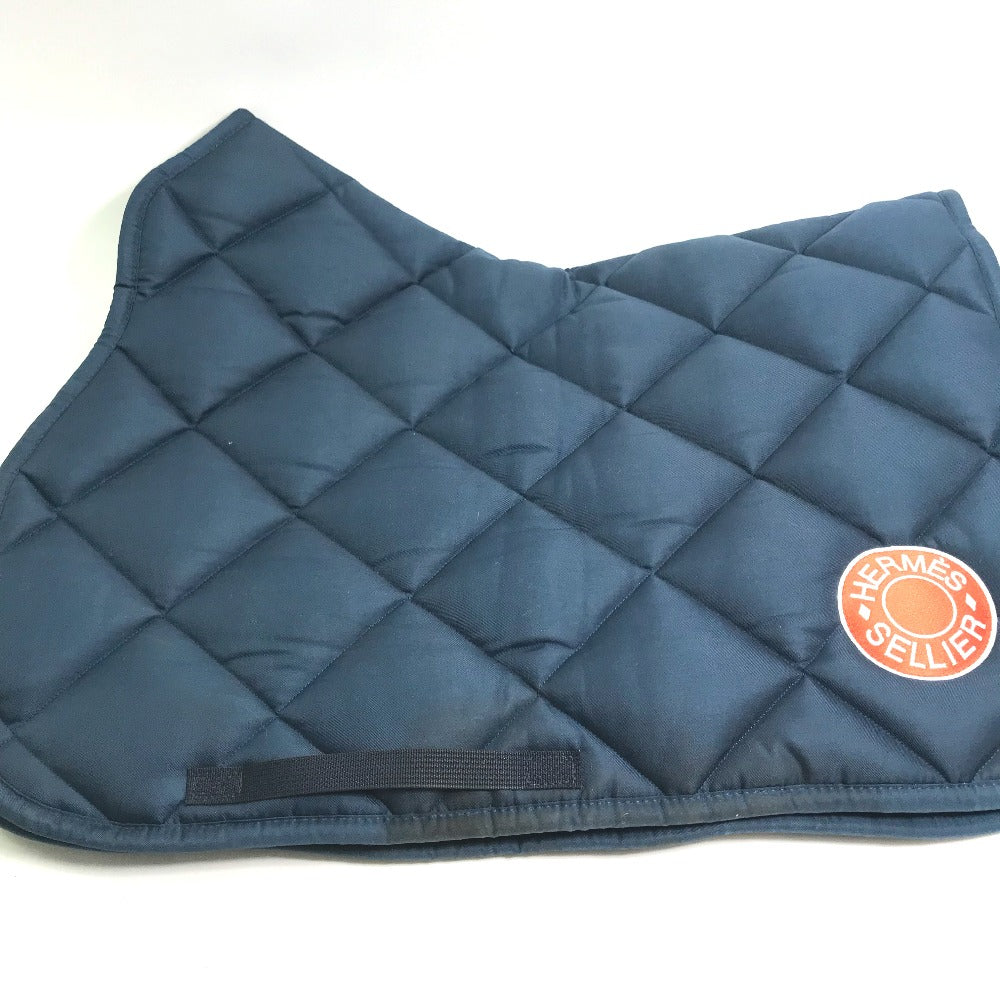 HERMES Other miscellaneous goods polyester Navy for horses tack Swing bib for track use