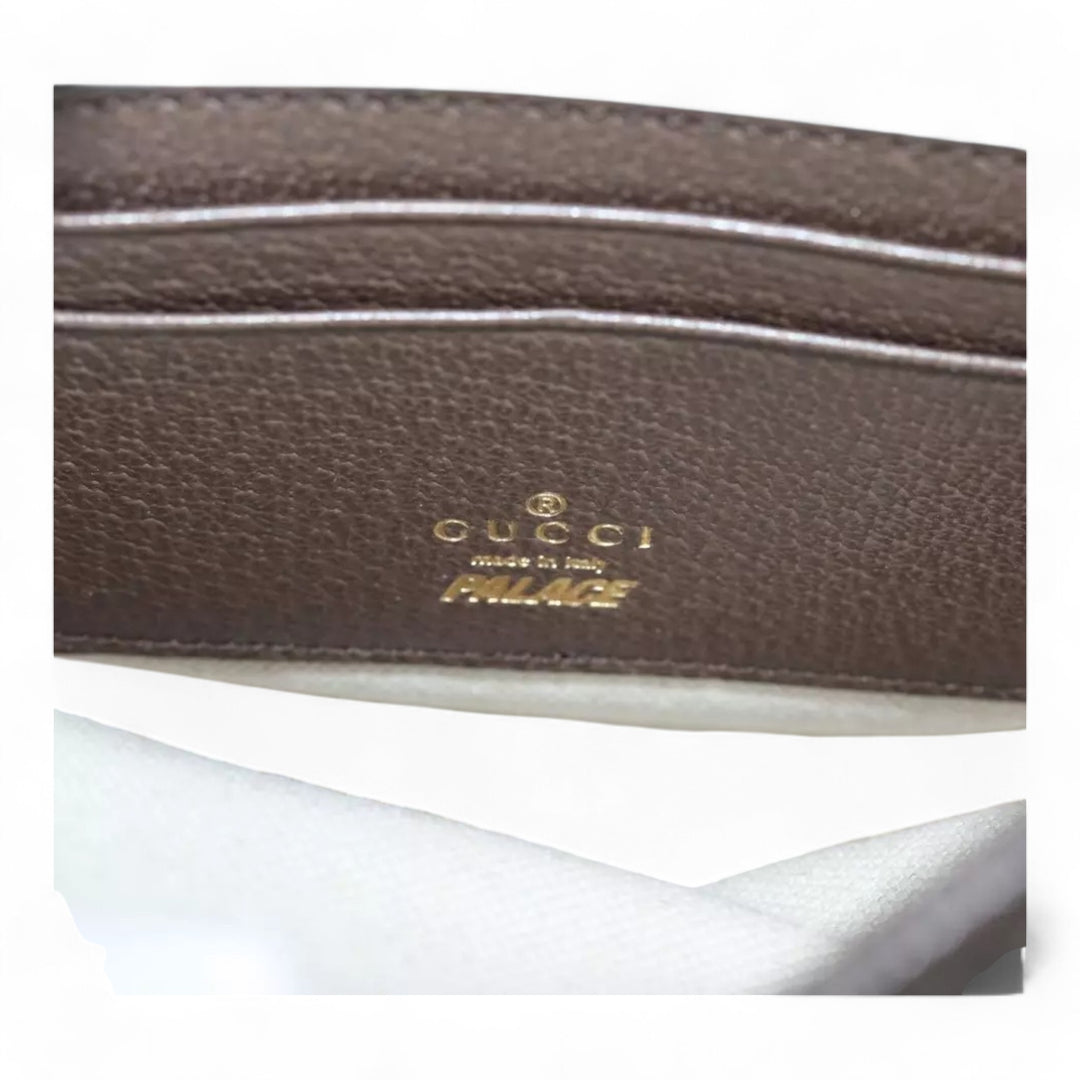 Gucci Palace Shoulder Bag Camouflage GG Canvas Web Sherry Line Unisex Green Brown Gold Hardware Crossbody Bag