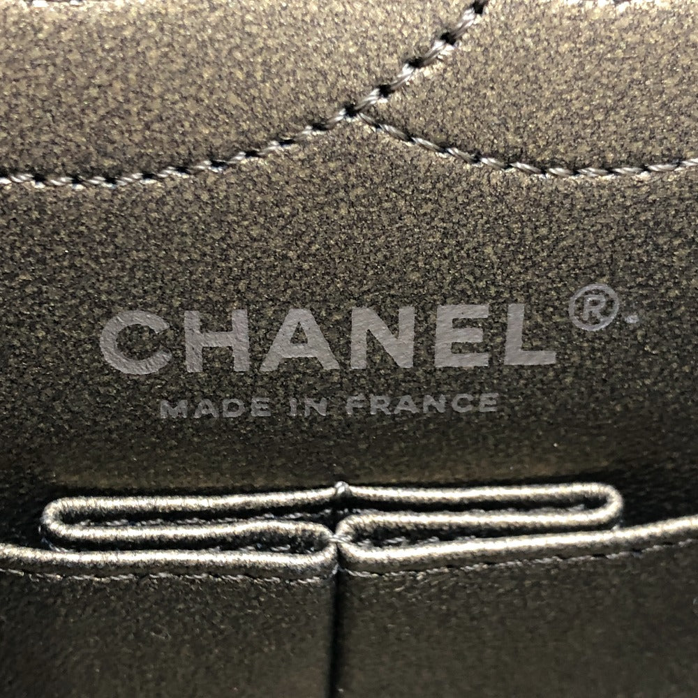 CHANEL Shoulder Bag Calfskin gold 2.55 metal fittings Matelasse quilting Women Used Authentic