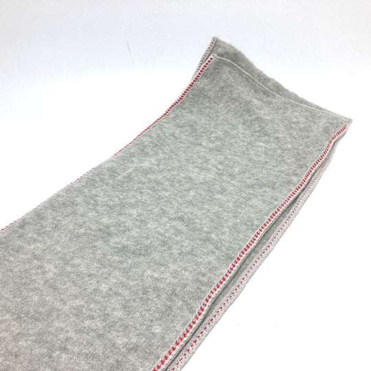 CHANEL Scarf cashmere gray 2024 model COCO Mark Women Used Authentic