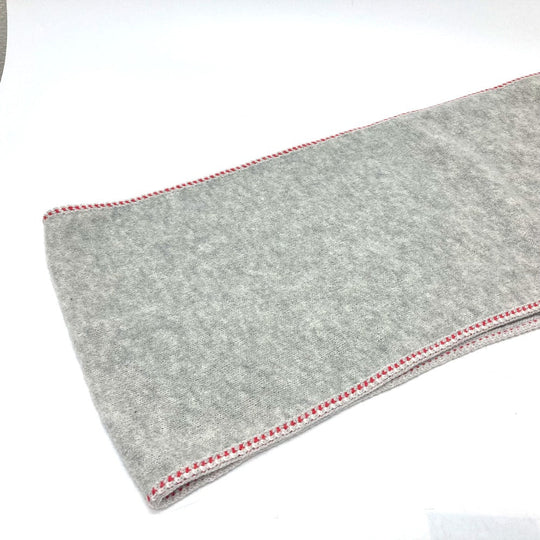 CHANEL Scarf cashmere gray 2024 model COCO Mark Women Used Authentic