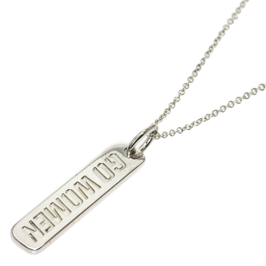 TIFFANY&Co. Necklace SV Silver GO WOMEN 2012 Women Used Authentic