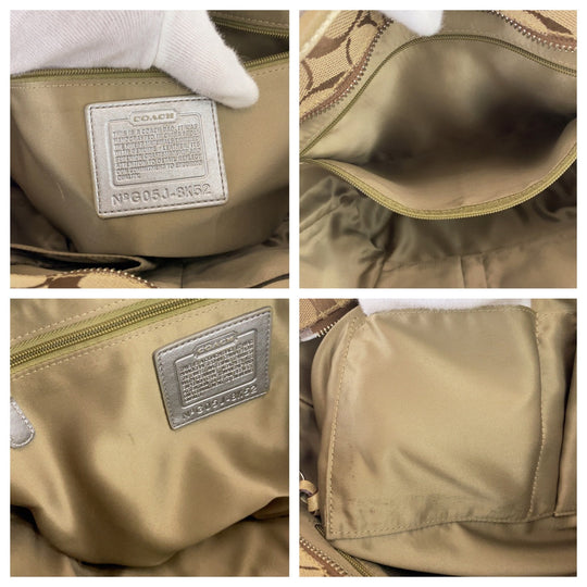 COACH Tote Bag G05J-8K52 leather Brown Signature