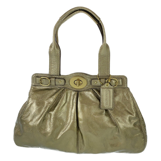COACH Tote Bag A1069-13926 enamel gold Turn lock