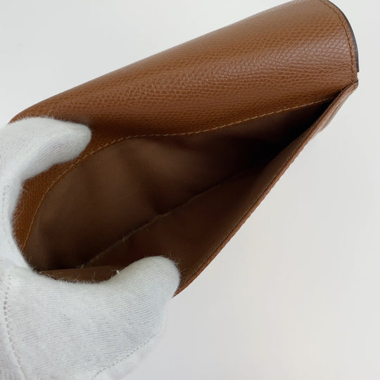 COACH Long Wallet Purse leather Brown