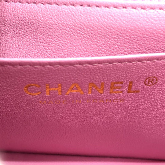 CHANEL Shoulder Bag A69900 tweed pink 24S COCO Mark Women Used Authentic