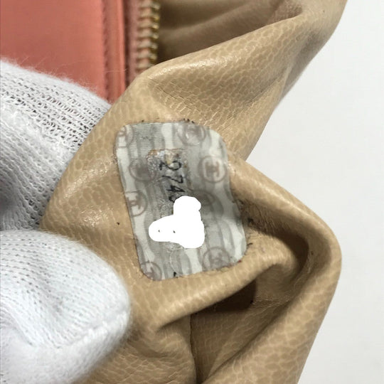 CHANEL Tote Bag leather pink Shoulder Bag CC COCO Mark Women Used Authentic