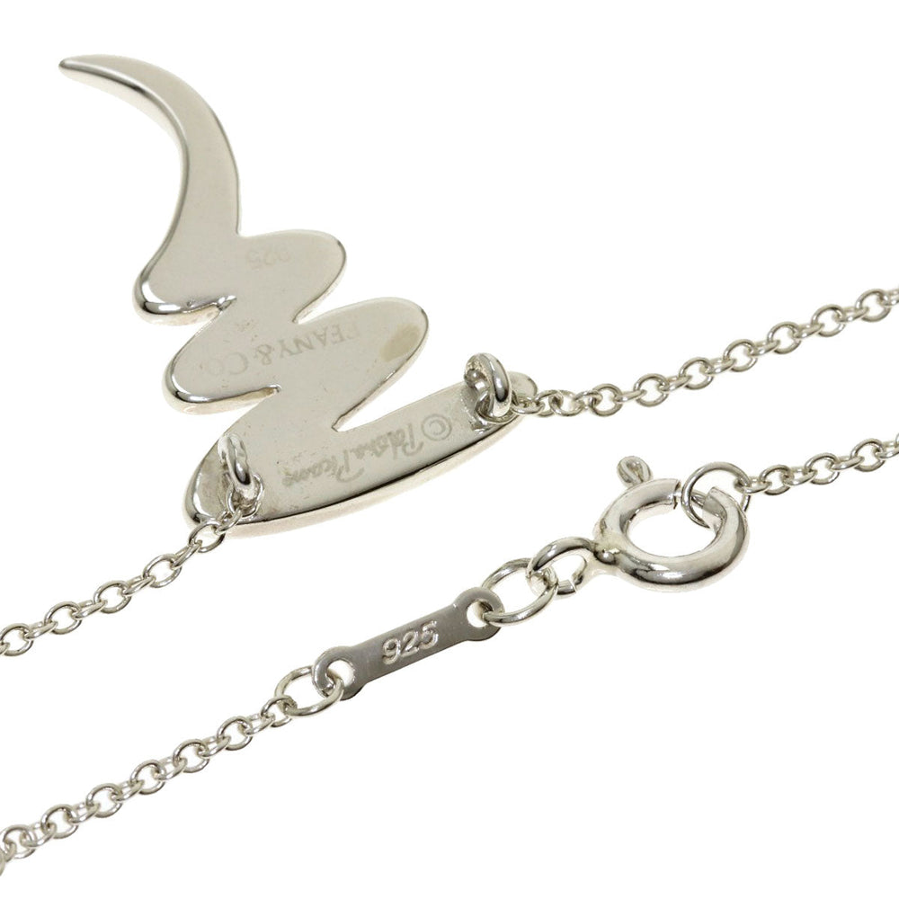 TIFFANY&Co. Necklace SV Silver Scribble Women Used Authentic