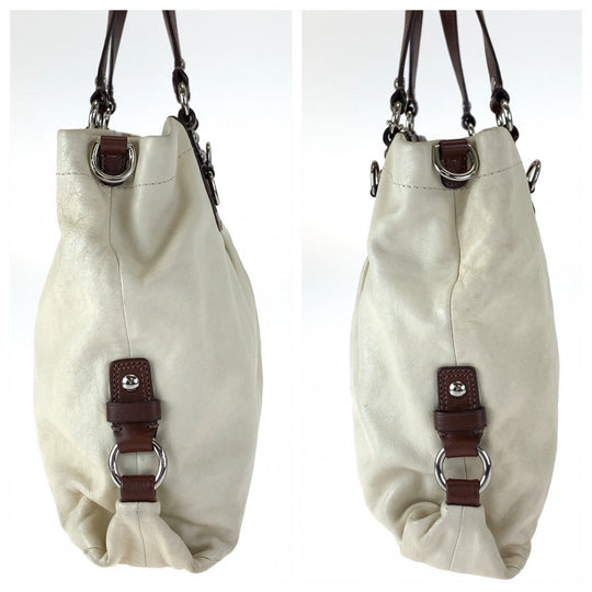 COACH Tote Bag F15513 leather beige Ashley