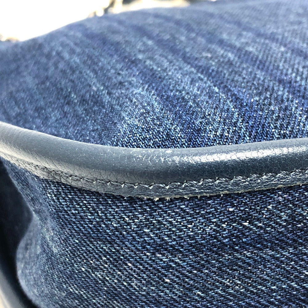 CHANEL Shoulder Bag A57641 denim blue Matrasse COCO Mark
