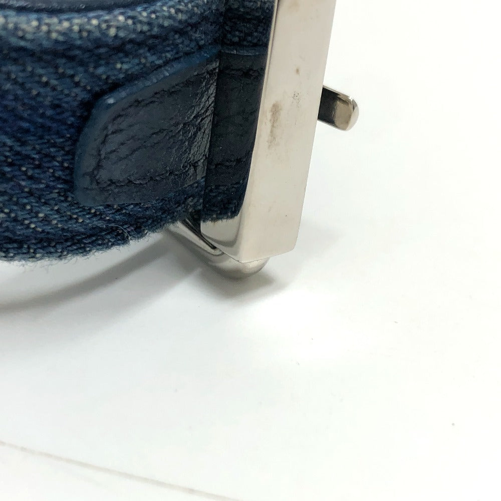 CHANEL Shoulder Bag A57641 denim blue Matrasse COCO Mark