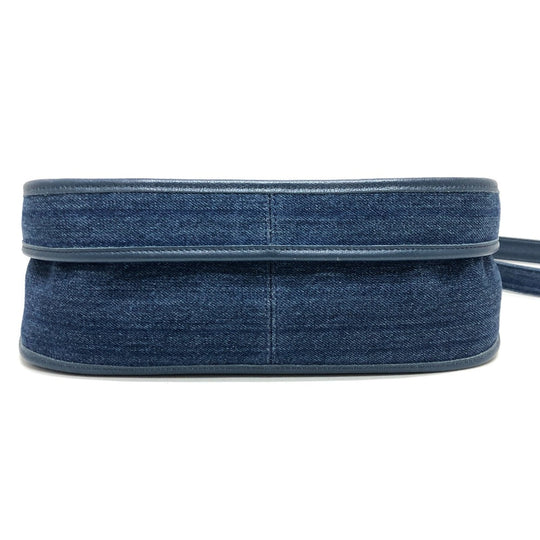 CHANEL Shoulder Bag A57641 denim blue Matrasse COCO Mark