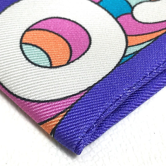 CHANEL scarf silk multicolor COCO Mark COCO Women Secondhand Authentic